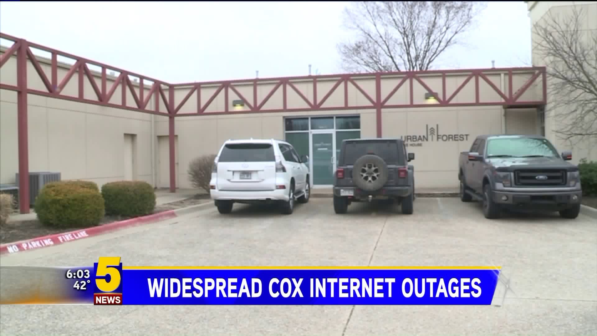 Widespread Cox Internet Outages
