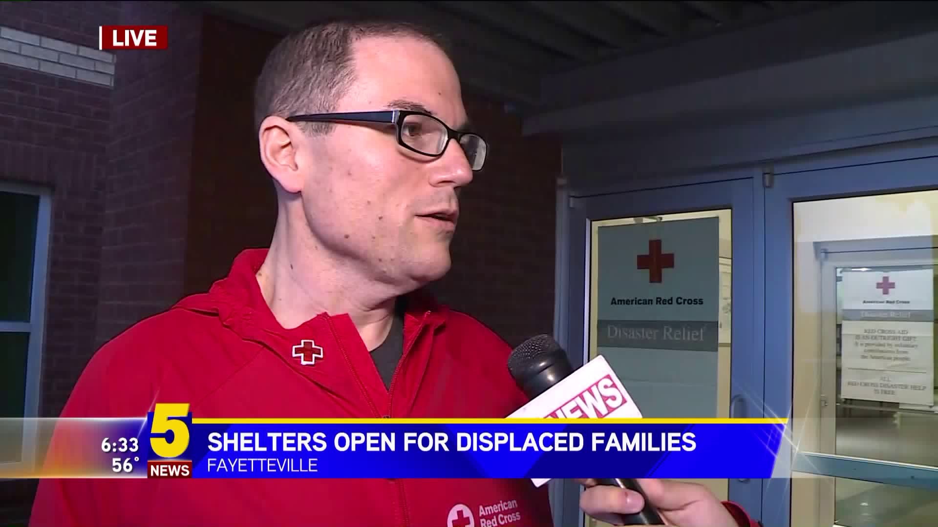 American Red Cross Assists People Displaced From Flooding