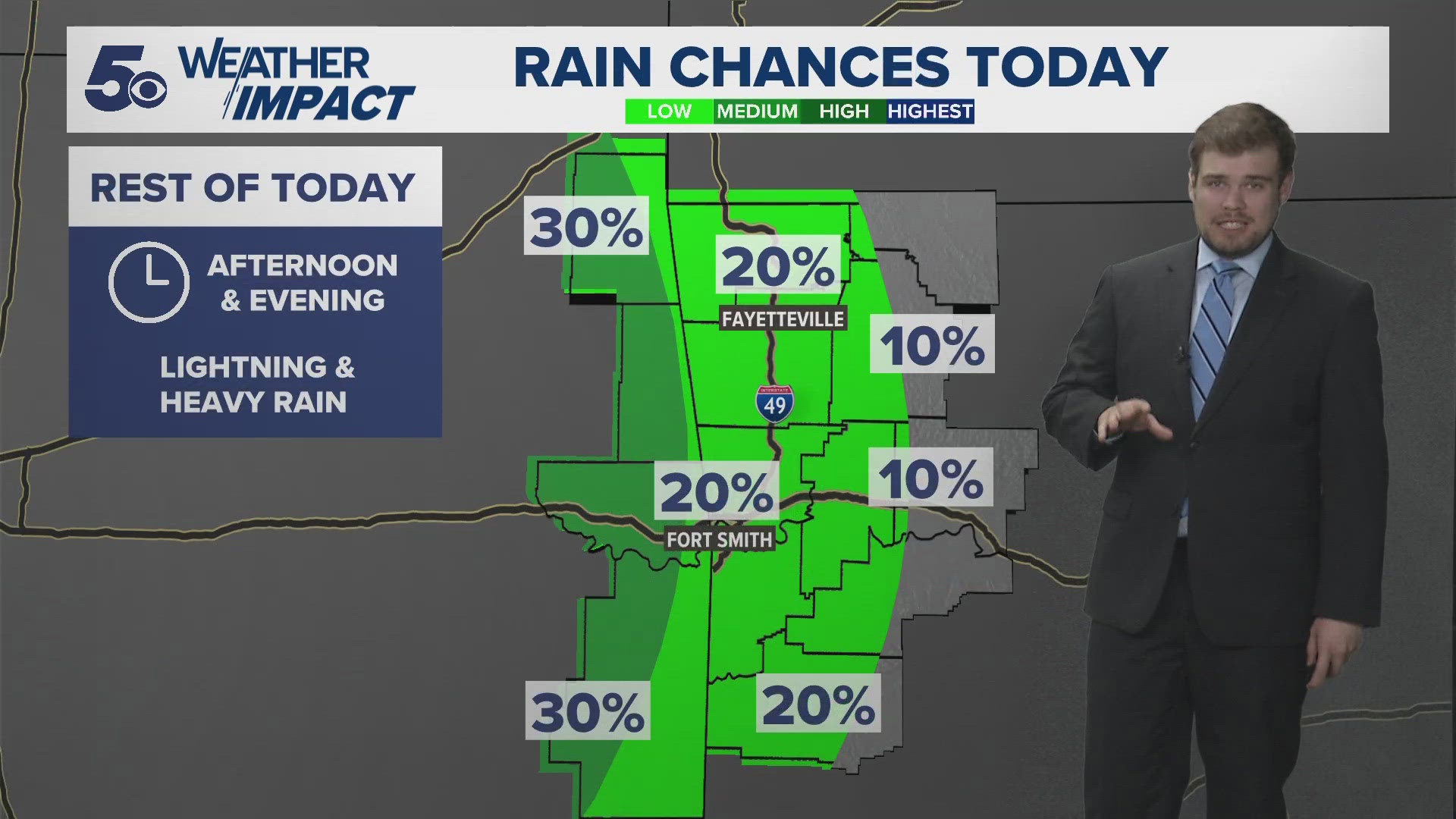 Latest Weather | Rain chances slowly decrease as temperatures sit in ...