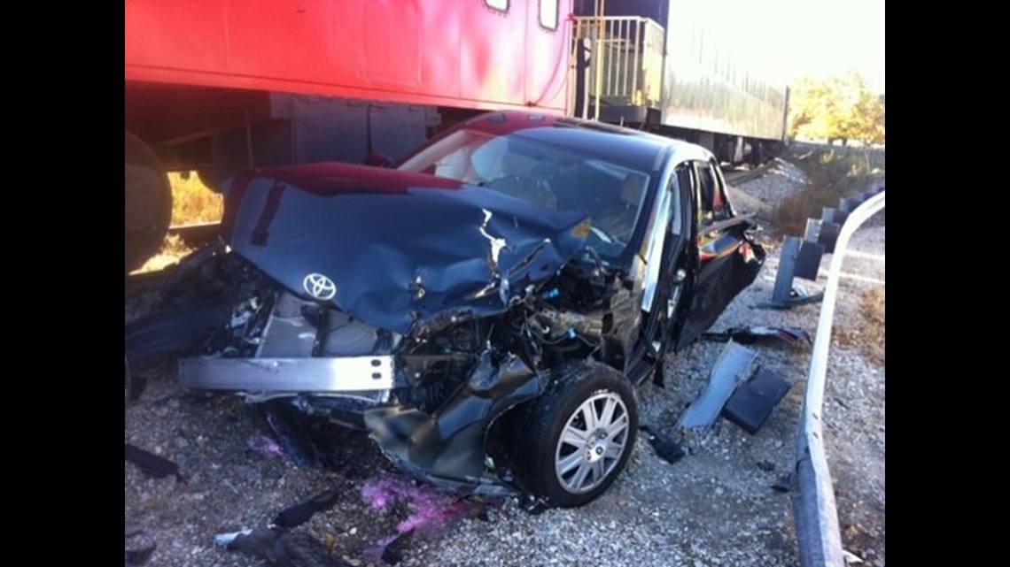 Woman Sent to Hospital After Car Collides with Train | 5newsonline.com