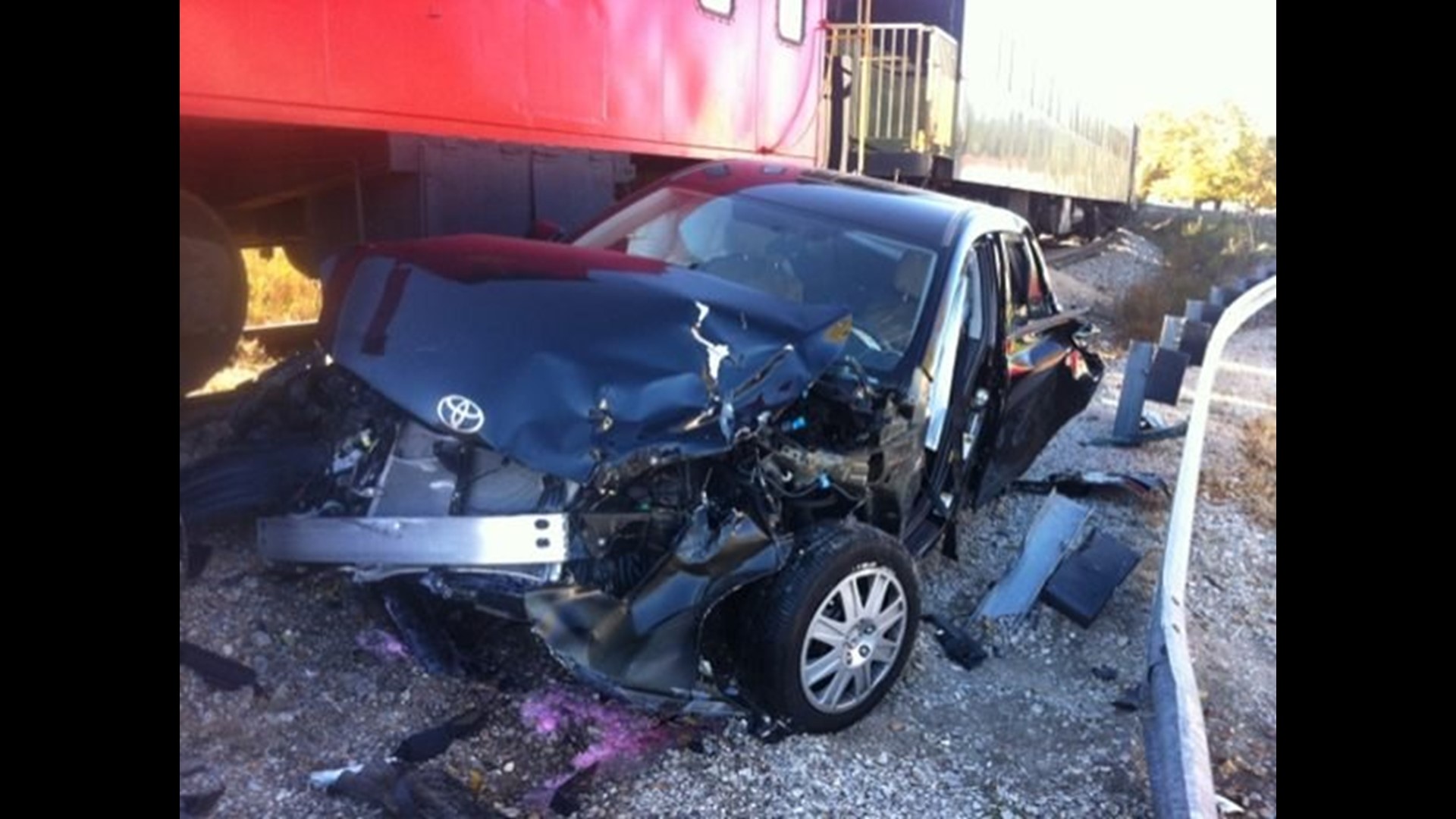 Woman Sent to Hospital After Car Collides with Train | 5newsonline.com