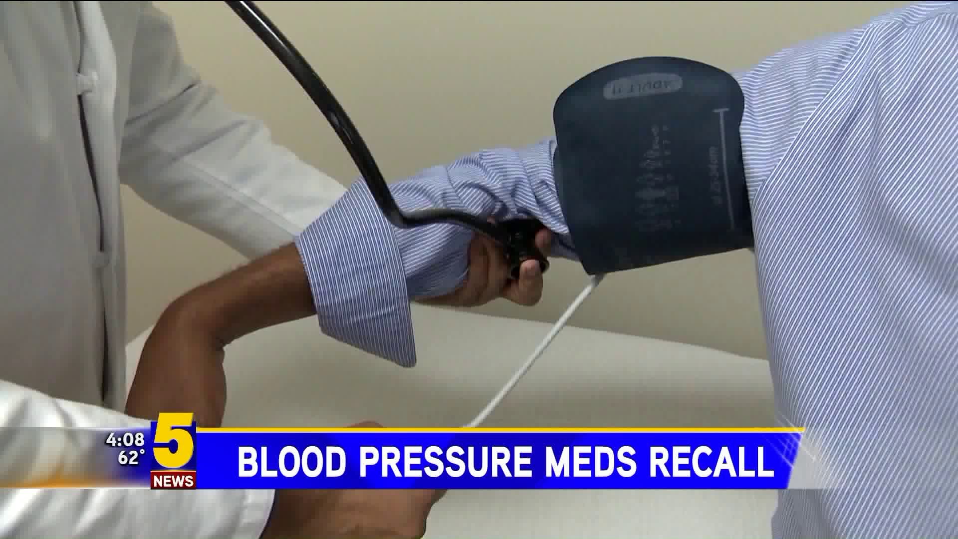 Blood Pressure Medication Recall