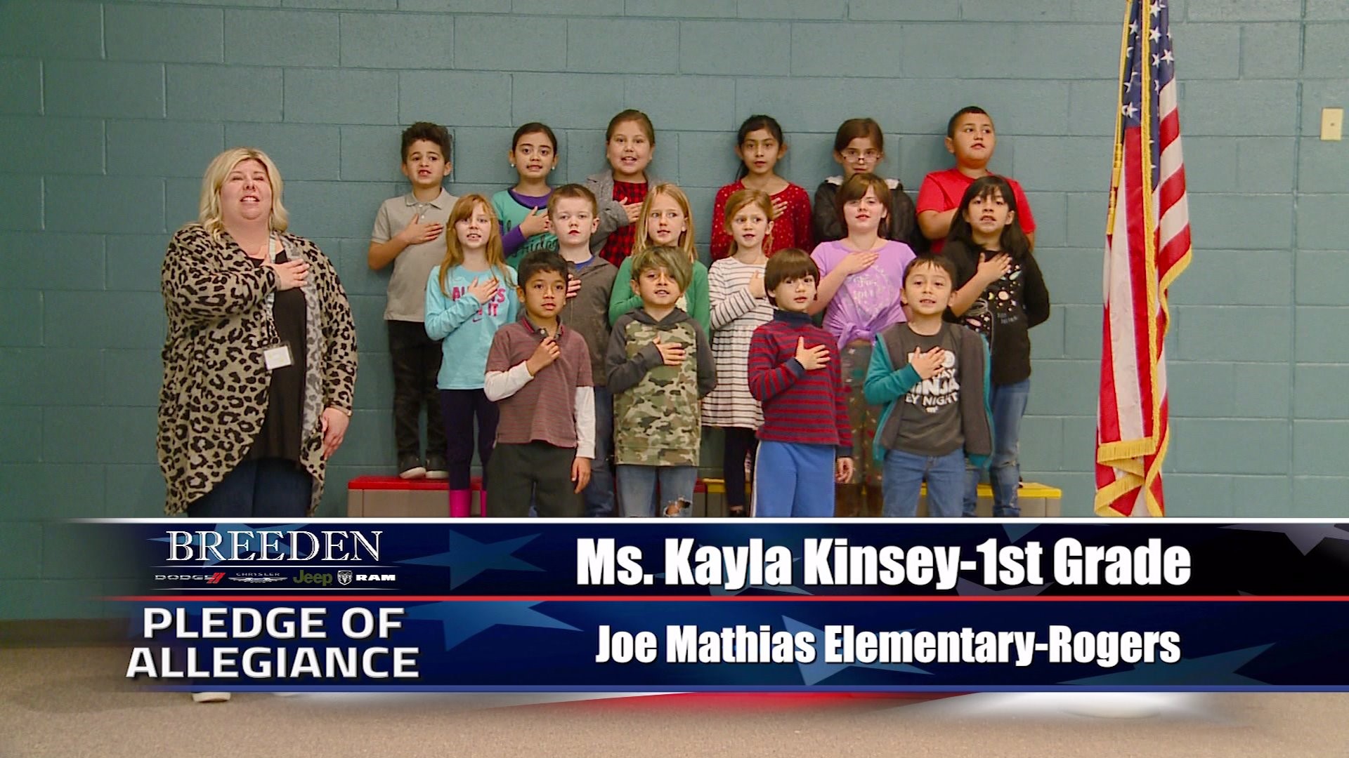 Ms. Jayla Kinsey  1st Grade Joe Mathias Elementary, Rogers