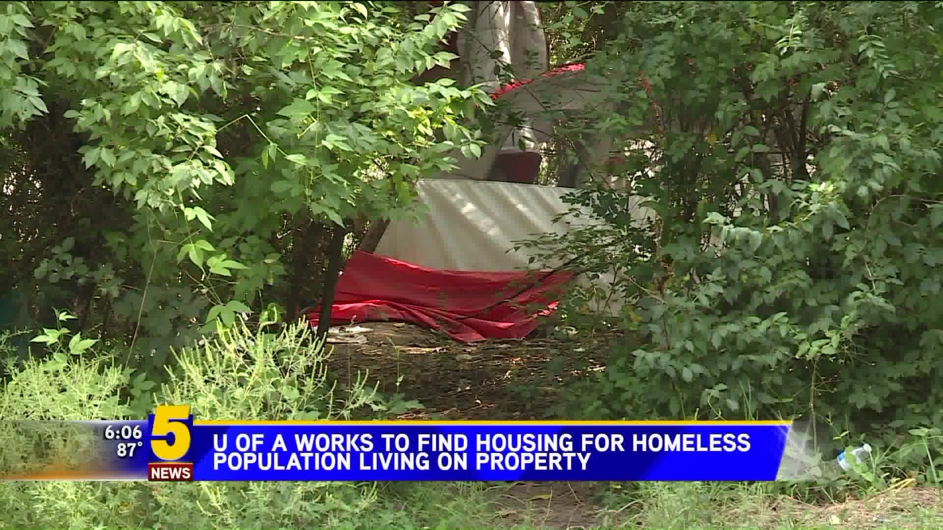 Homeless Camp Near UA Cleared