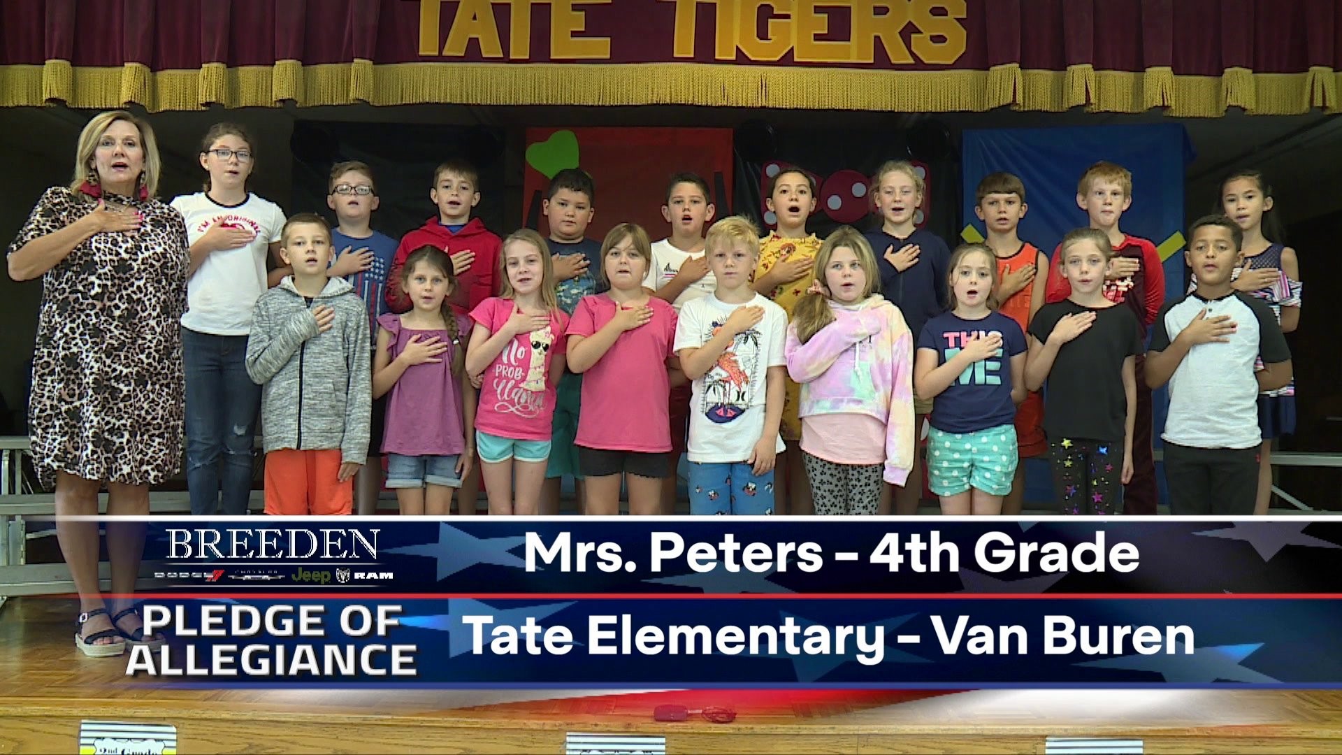 Mrs. Peters  4th Grade Tate Elementary, Van Buren