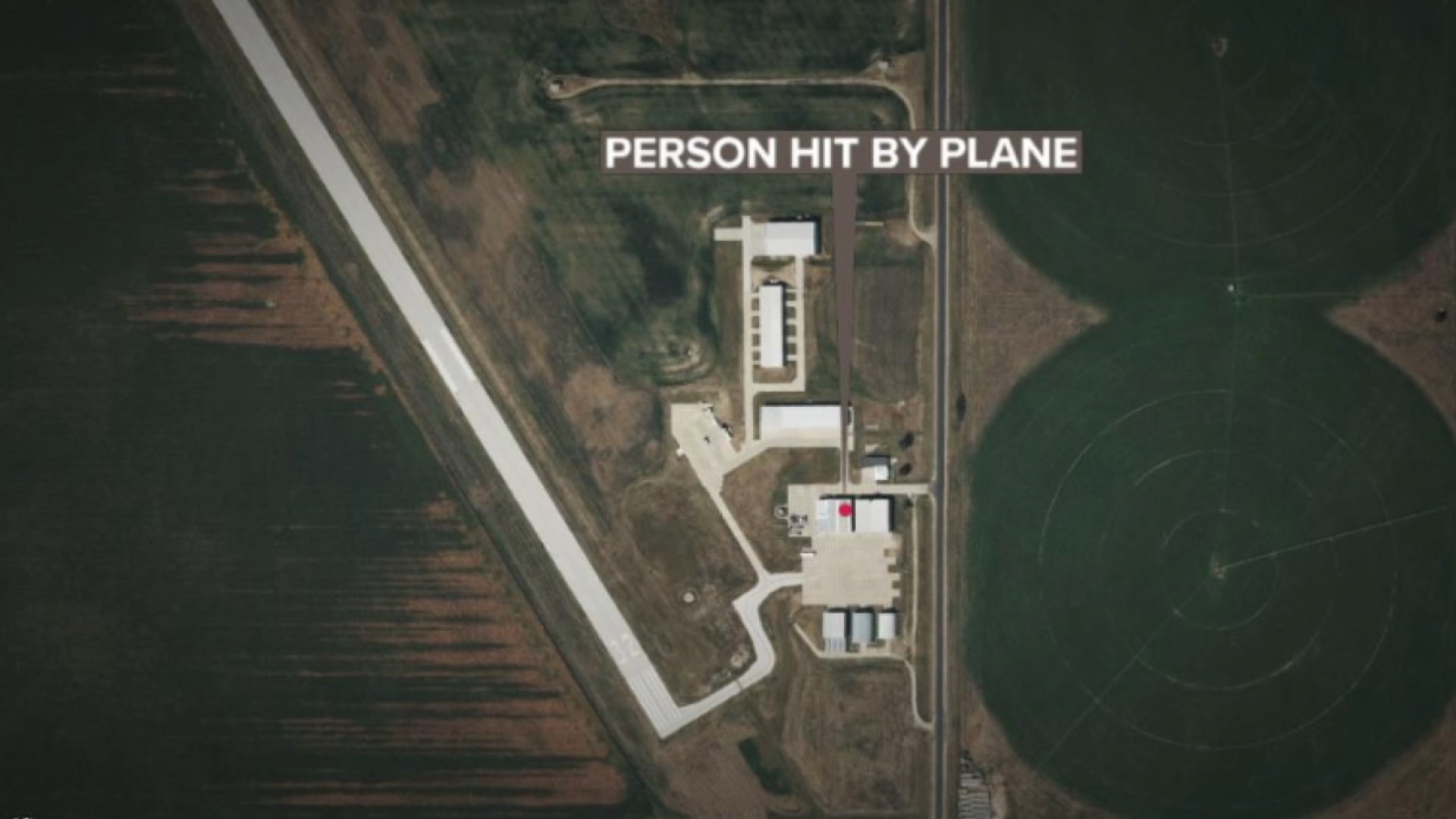 A woman on a lawn mower was hit by a plane during an emergency landing in Oklahoma.