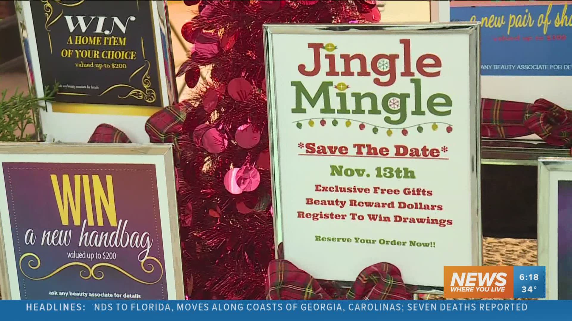 Dillard's at Central Mall in Fort Smith is hosting its annual Jingle Mingle Holiday Extravaganza.