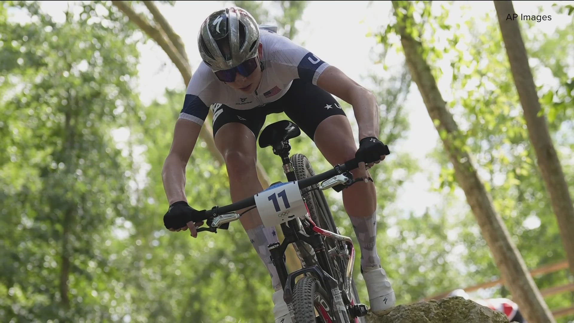 Before becoming an Olympic silver medalist, mountain biker Haley Batten and Team USA spent time training in Bentonville.