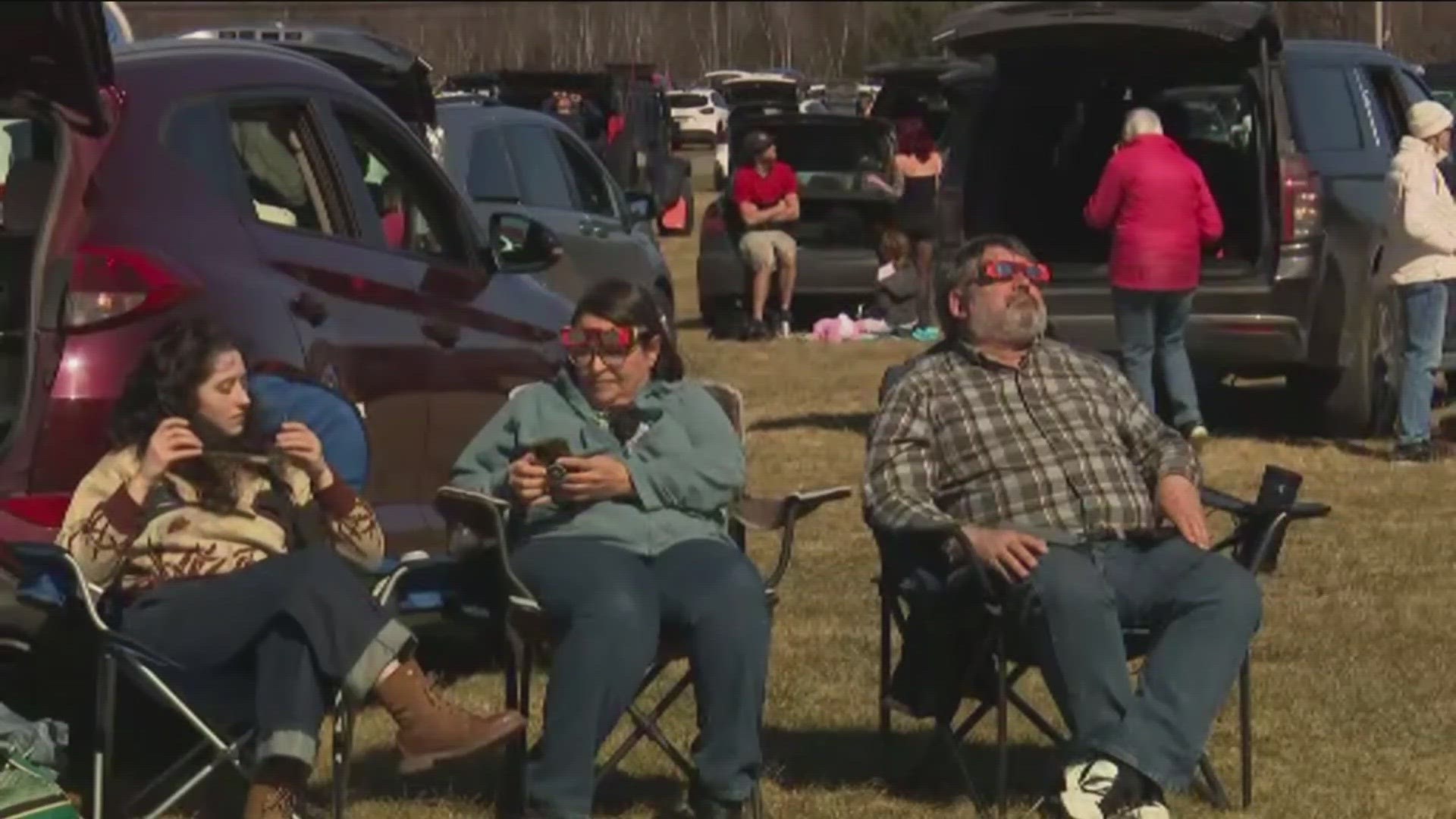 Tens of millions of Americans had their eyes on the skies today to see the solar eclipse.