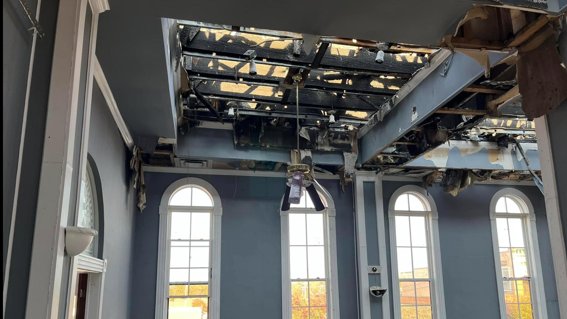 Pictures show aftermath of Adelaide Hall fire in Fort Smith ...