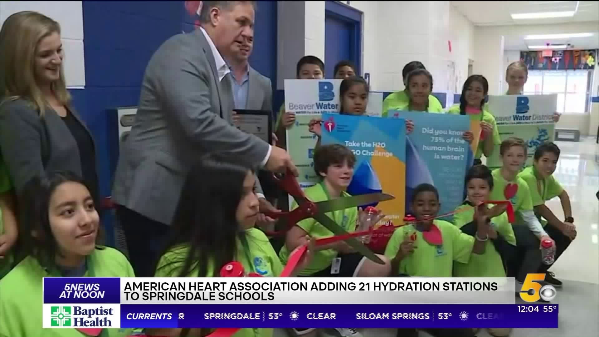 American Heart Association Making Hydration A Priority At Springdale Schools
