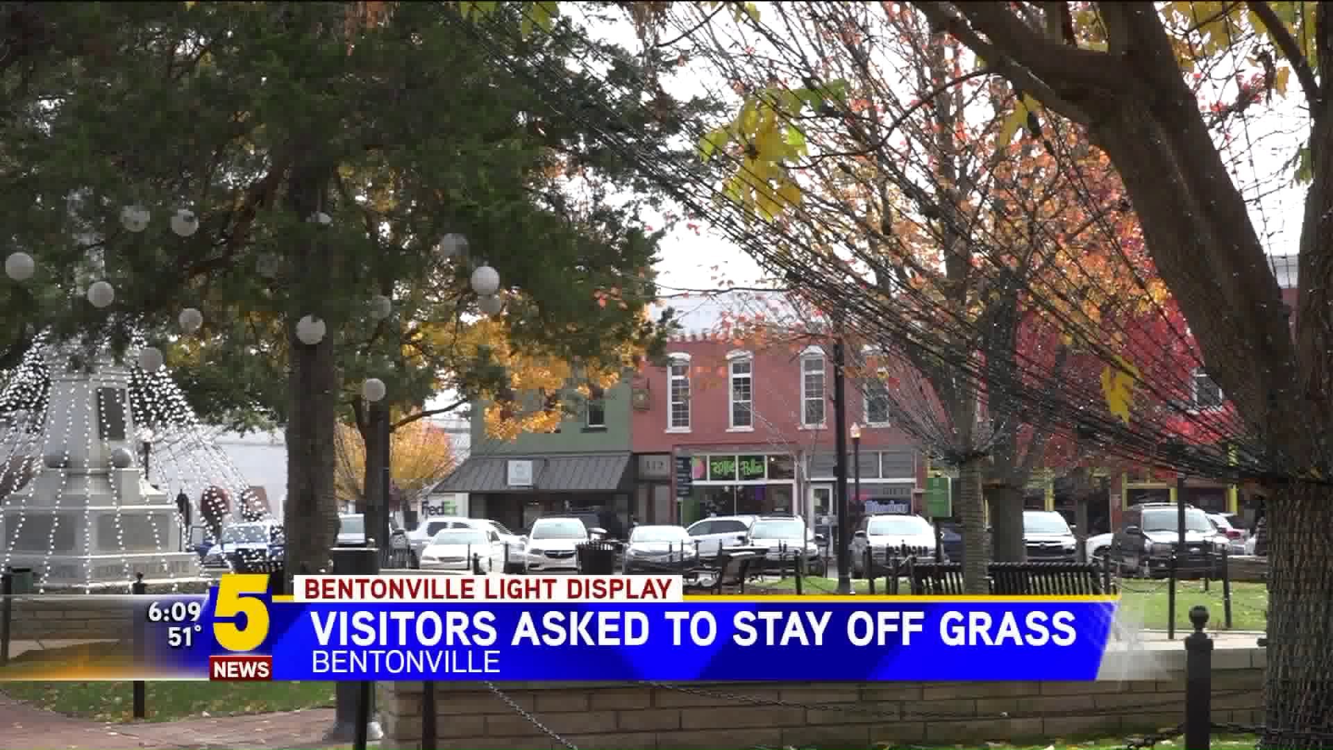 Visitors Asked To Stay Off Grass