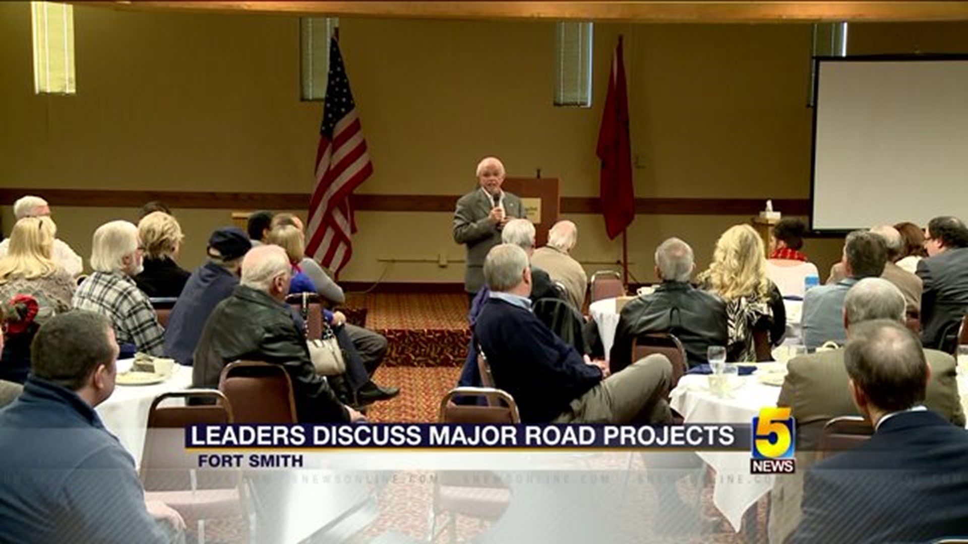 Leaders Discuss Road Project
