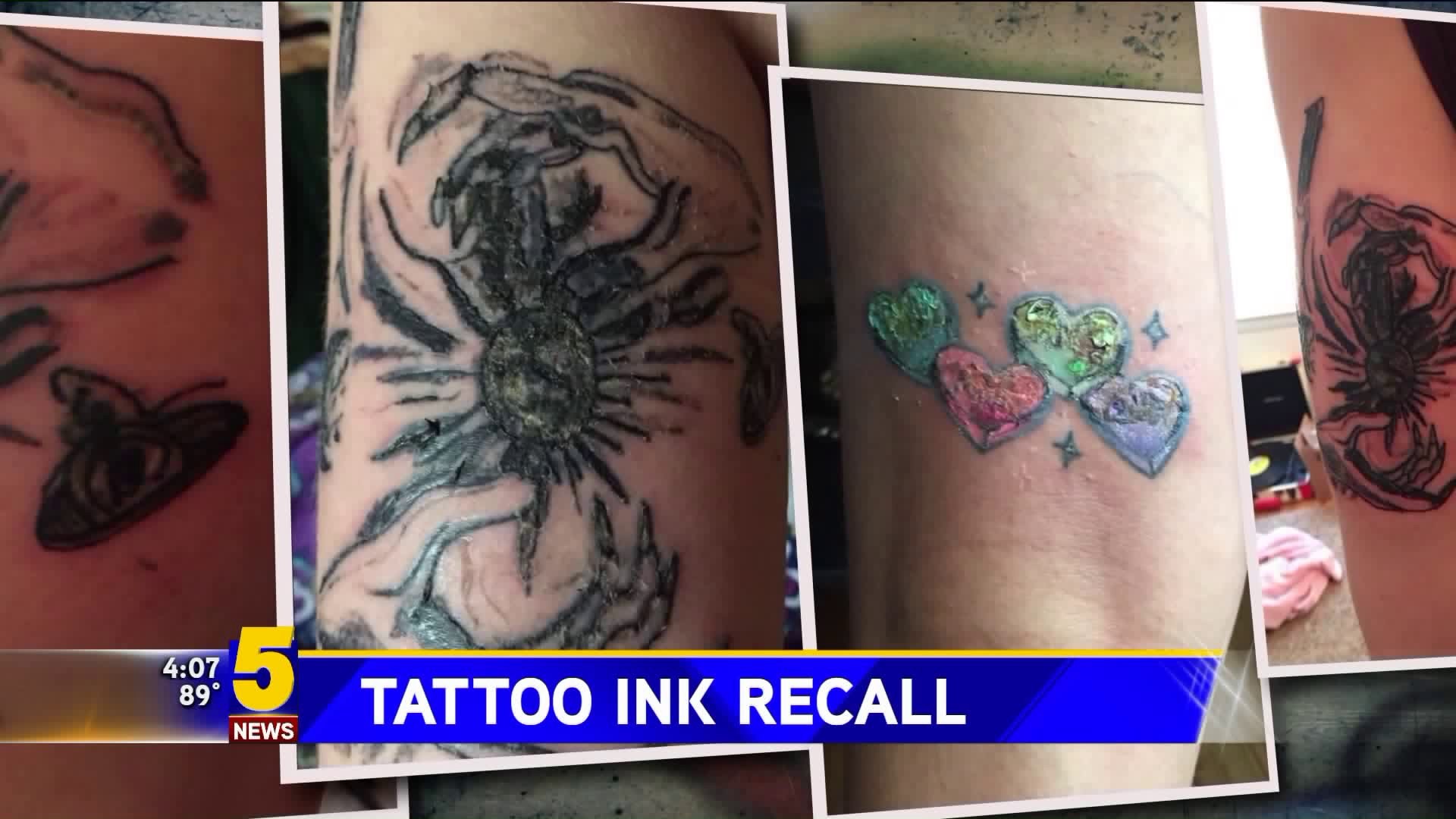 Tattoo Ink Recalled