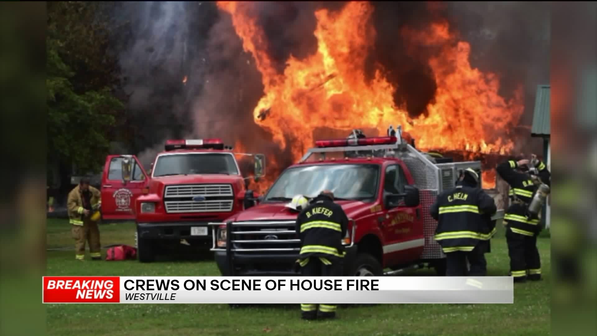 House Fire in Westville