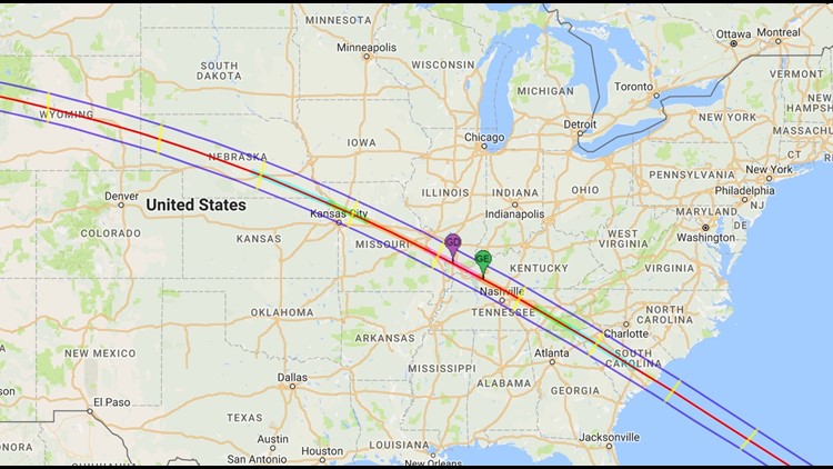 Map Shows How Much Of The Great American Eclipse You Will Be Able To ...