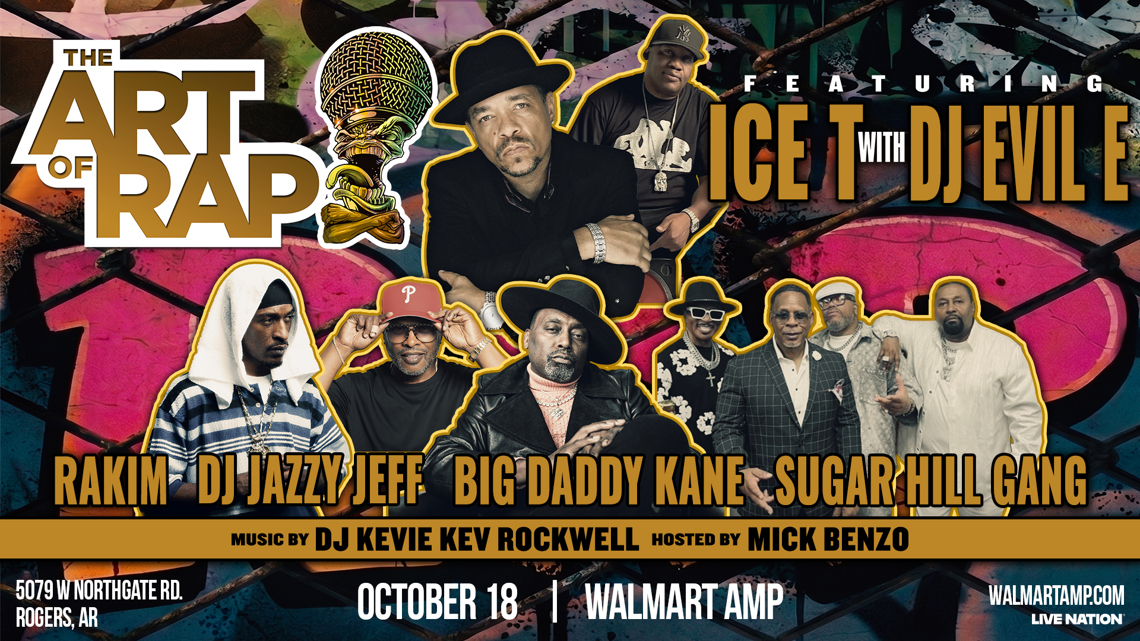 Art of Rap Tour featuring Ice T coming to the Walmart AMP