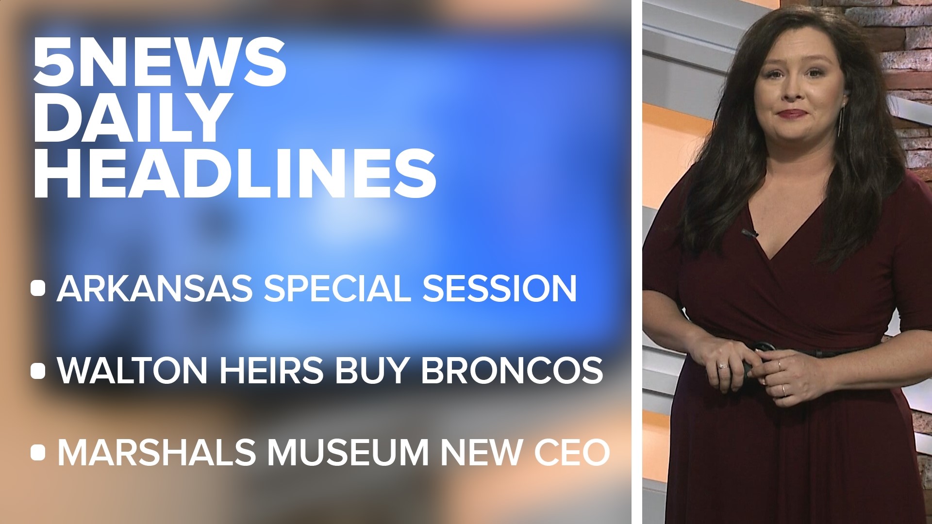 Arkansas lawmakers convene for special session, Walton heirs now own Denver Broncos, and the US Marshals Museum names a new CEO.