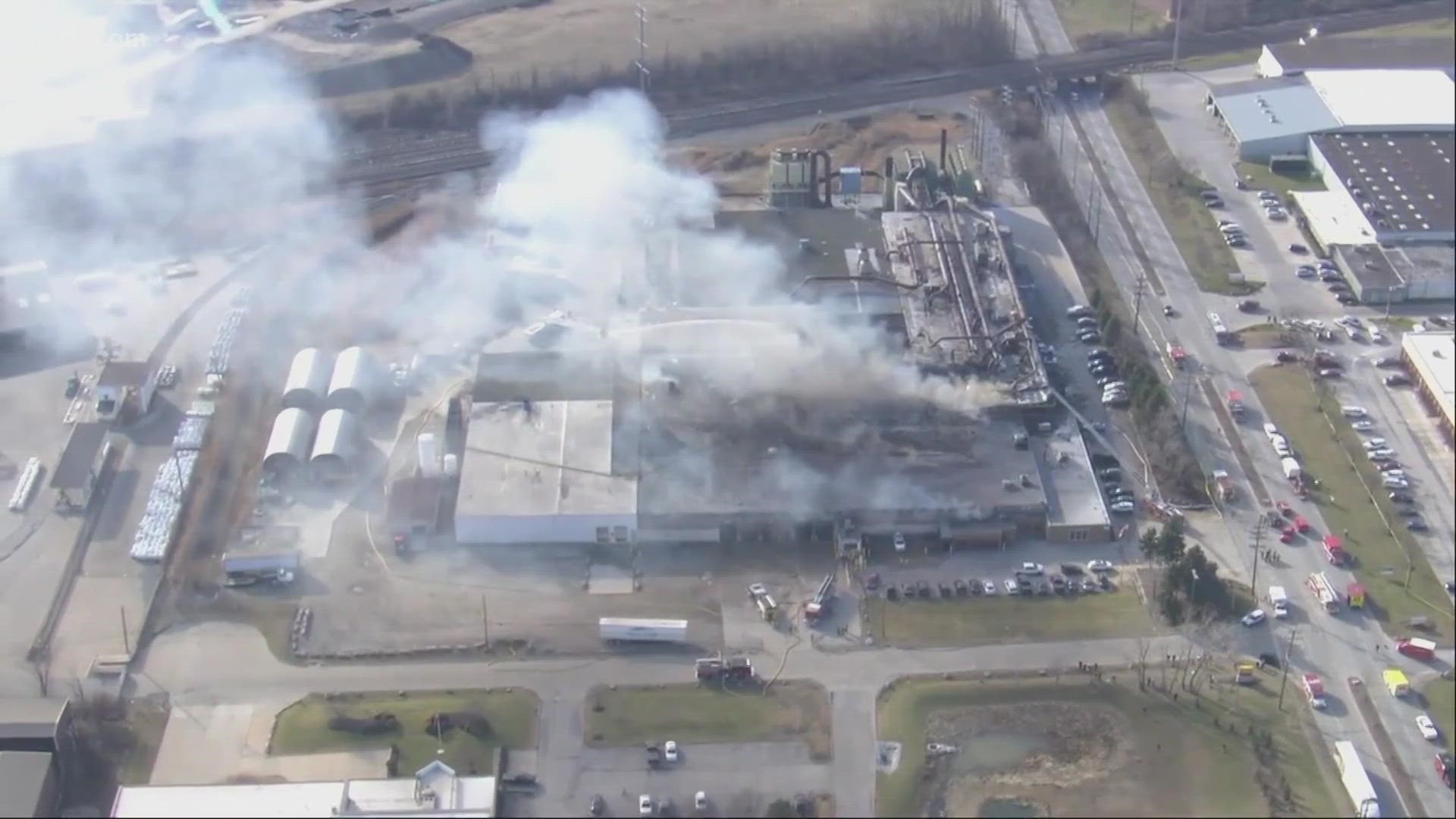 A plane crashed and killed five people near the 3M Plant in Little Rock this afternoon, according to officials.
