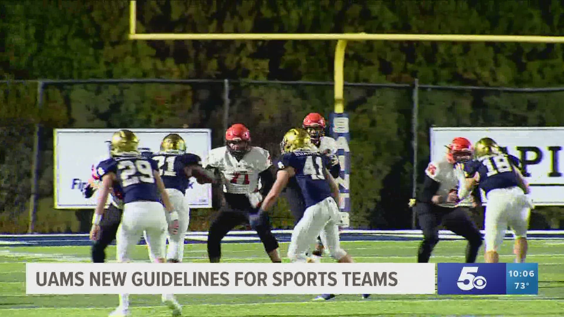 UAMS Releases New COVID-19 Safety Guidelines For Sports | 5newsonline.com