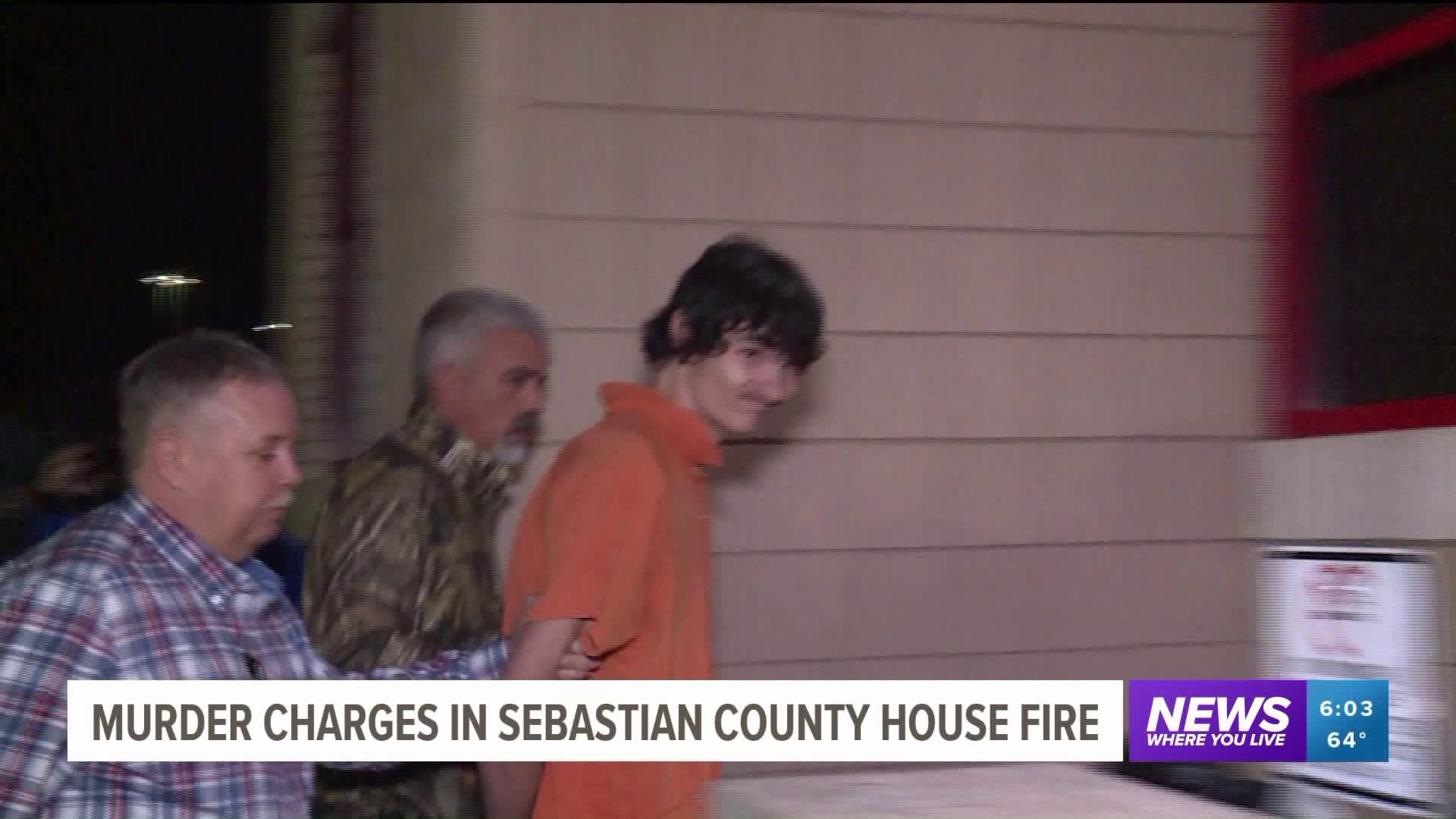 Man Charged With Two Counts Of First-Degree Murder In Sebastian County House Fire