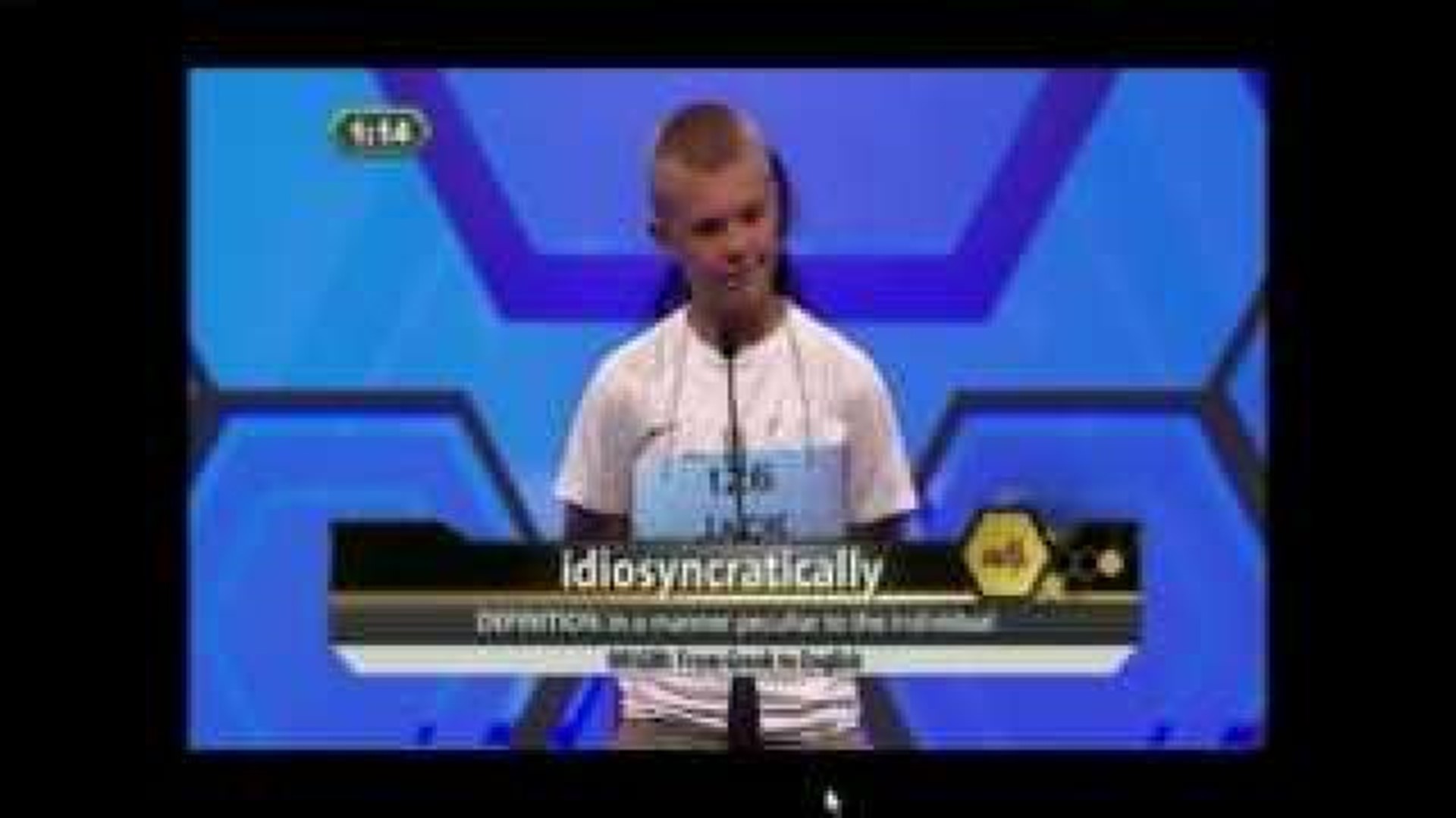Spelling Bee: Idiosyncratically