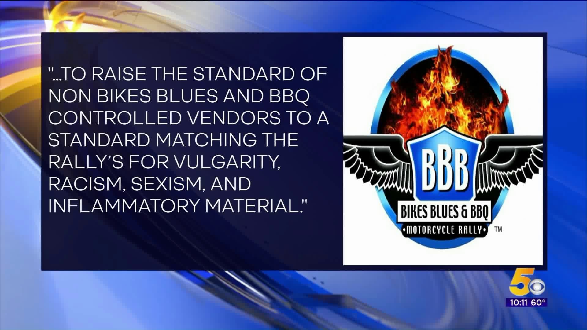 Bikes, Blues & BBQ Organizers Vow To Monitor Products Sold By Vendors