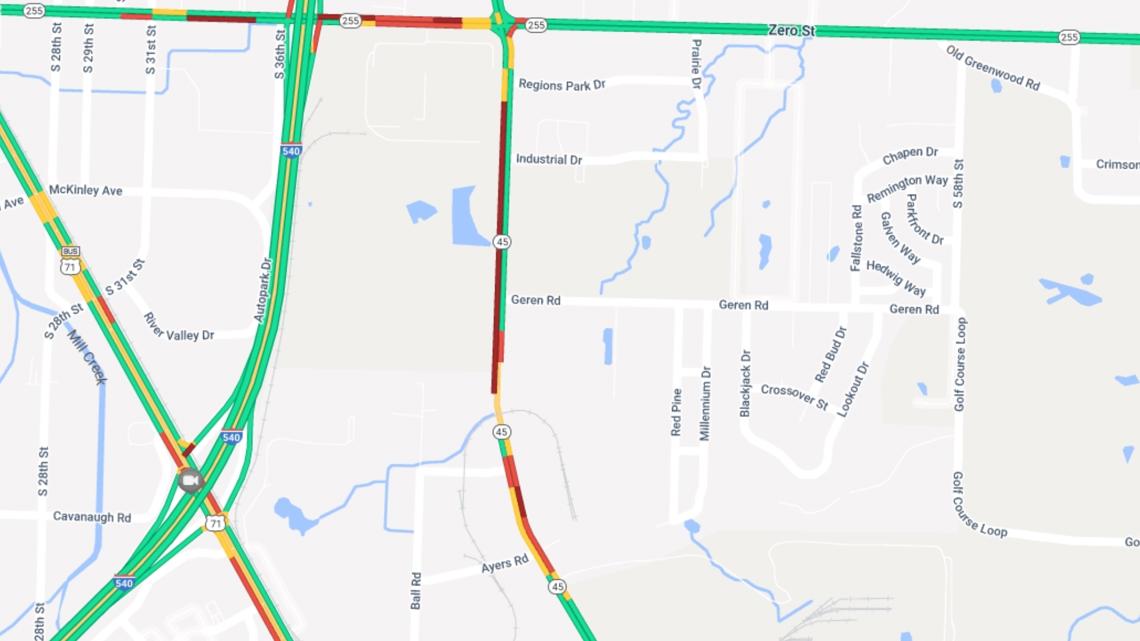 Stalled train causing traffic delays on Highway 45 | 5newsonline.com
