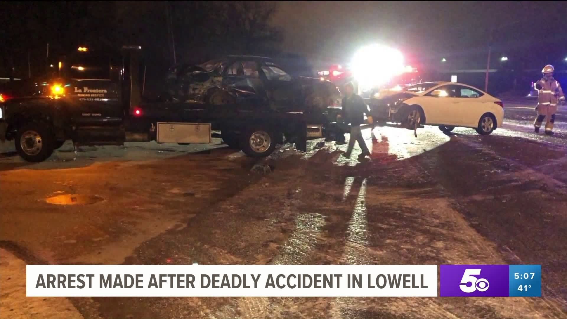 Rogers Man Facing Negligent Homicide Charge After Fatal Crash In Lowell