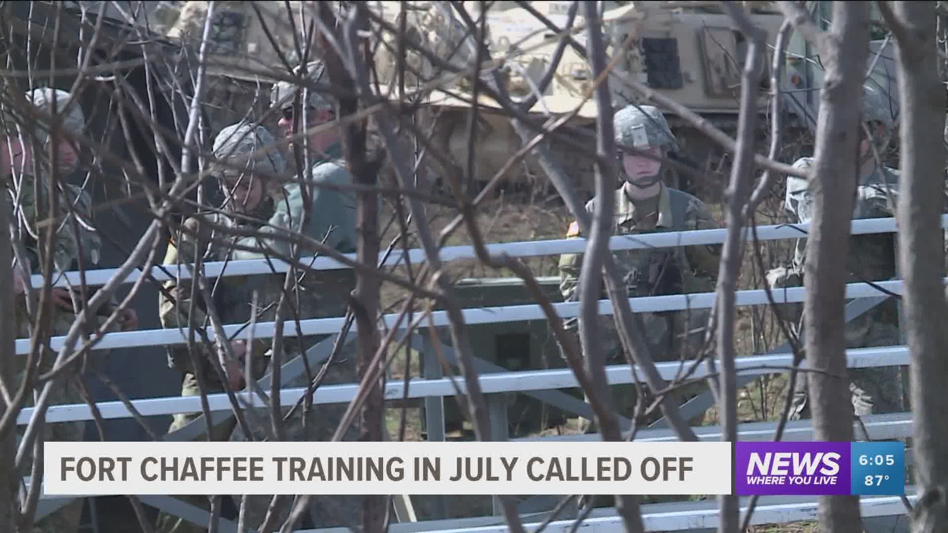 Upcoming National Guard training at Fort Chaffee canceled due to coronavirus