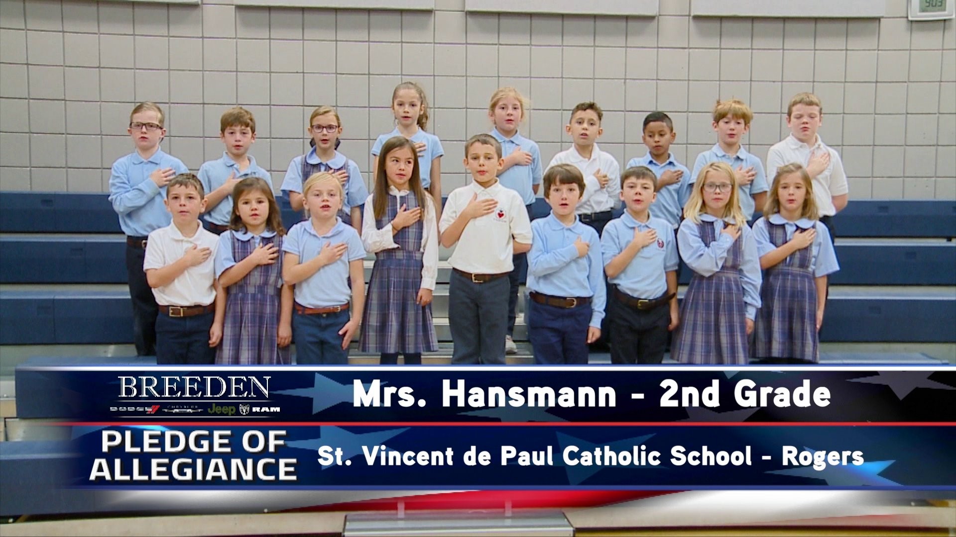Mrs. Hansman  2nd Grade St. Vincent de Paul Catholic School