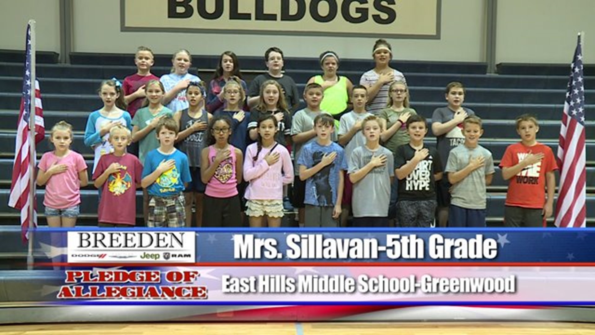 East Hills Middle School, Greenwood - Mrs. Sillavan - 5th Grade