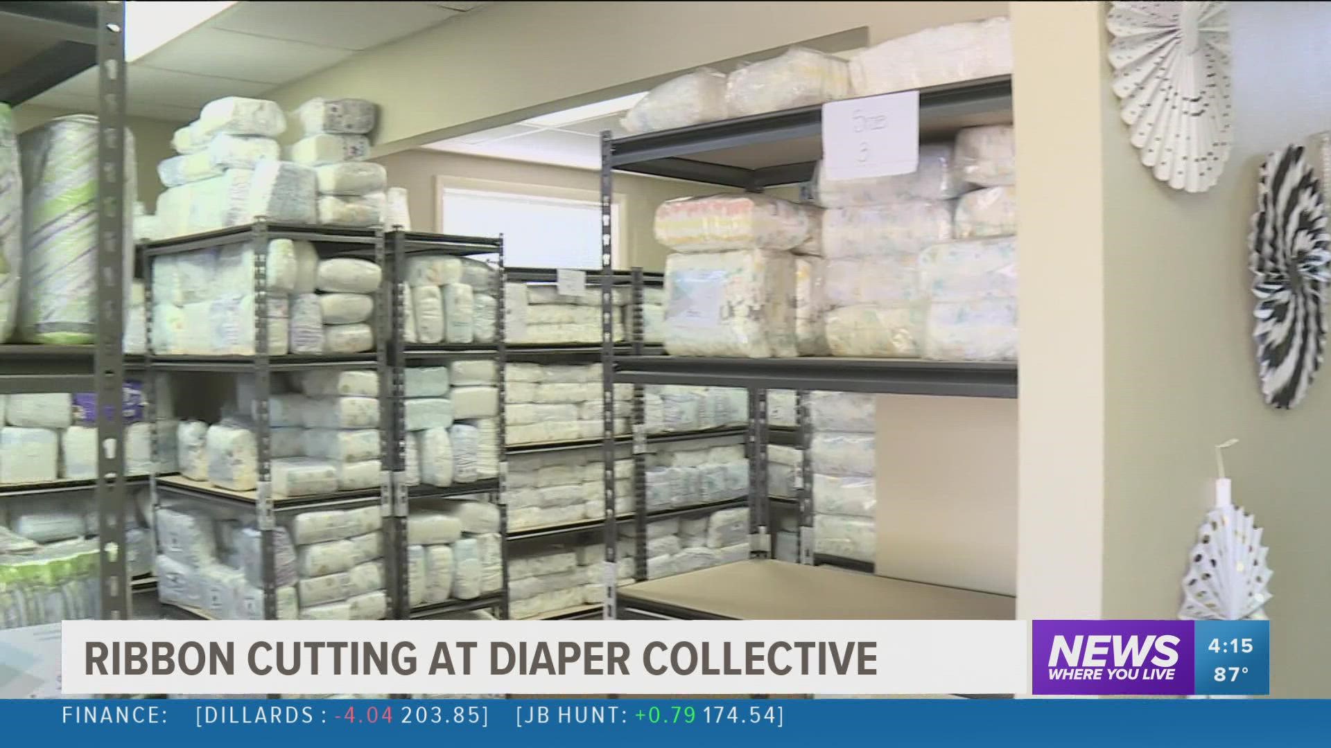 The Diaper Collective works with social service agencies to help supply diapers to the Northwest Arkansas community.