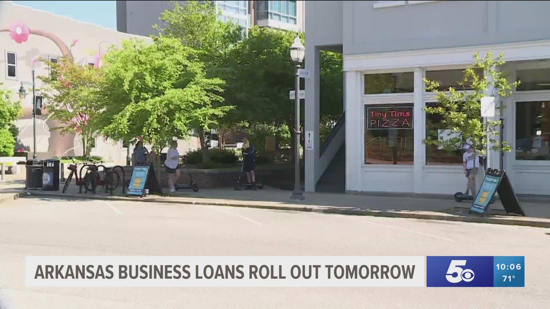 Arkansas business loans roll out tomorrow