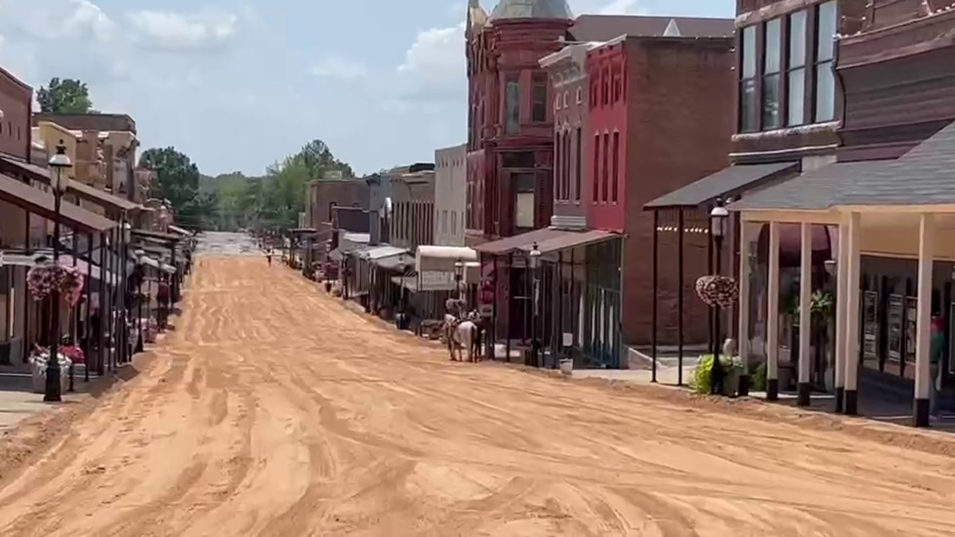 Starting Sunday, July 14, Main Street in Van Buren was closed for the film production of "Broken Trail."