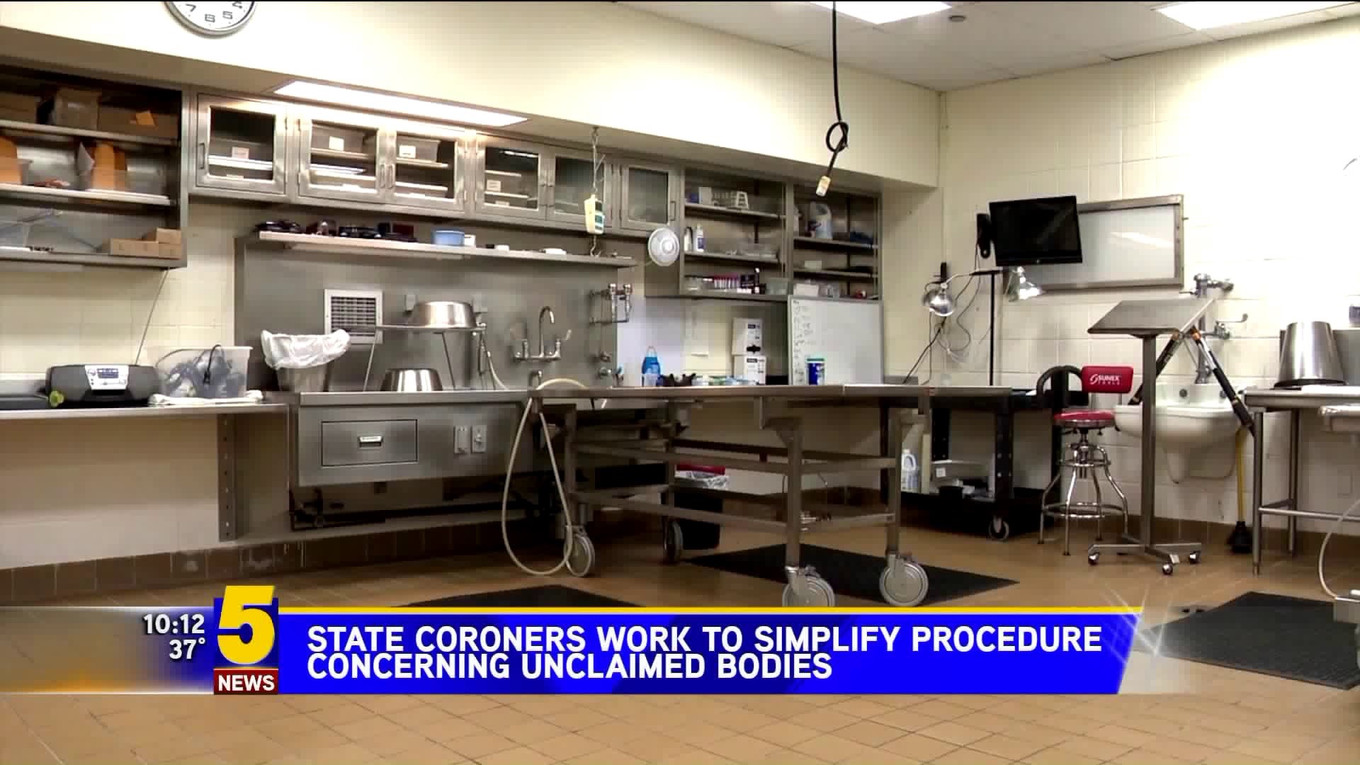 State Coroners Work To Simplify Procedure Concerning Unclaimed Body