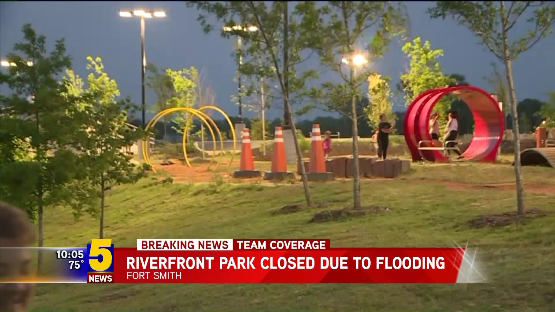 Riverfront Park Closed Due To Flooding
