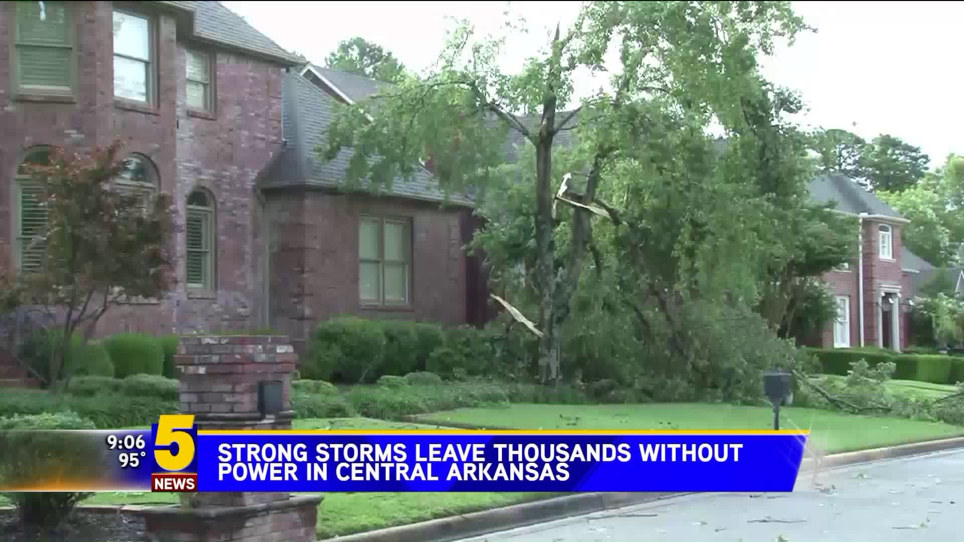 Central Arkansas Storm Damage