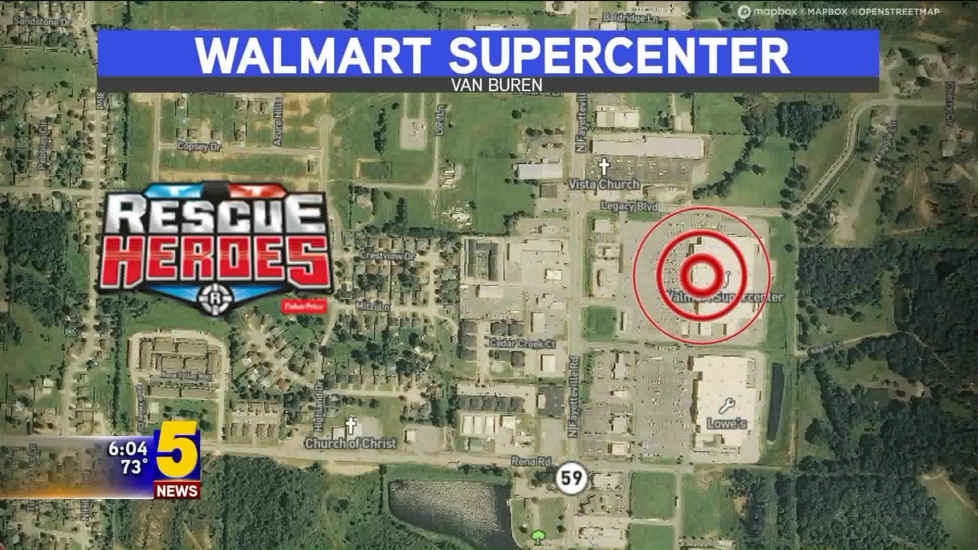 Real Heroes Come to Walmart for Rescue Heroes` Return