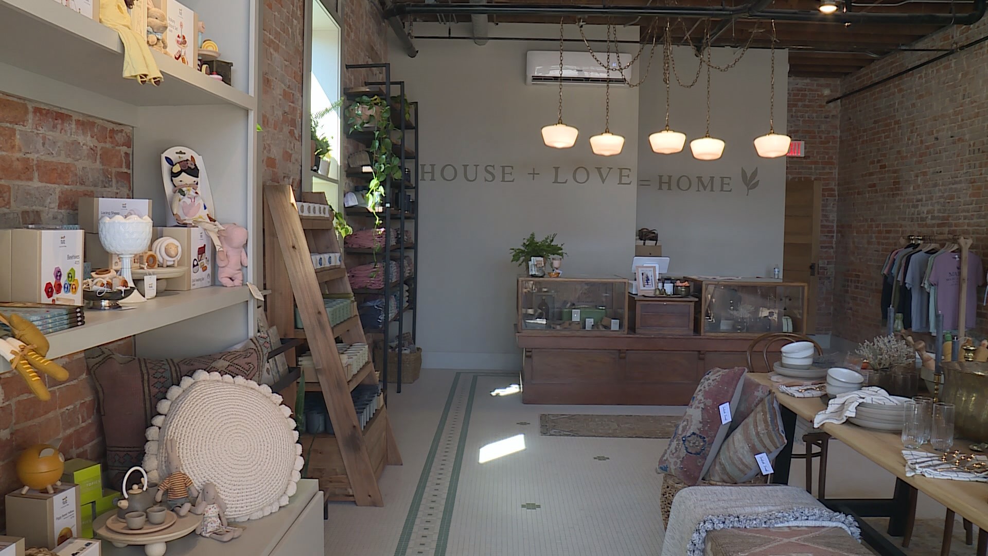 "Welcoming and warm"- Owners Dave and Jenny say they opened the store to highlight the artism and unique home items similar to those used in their projects.