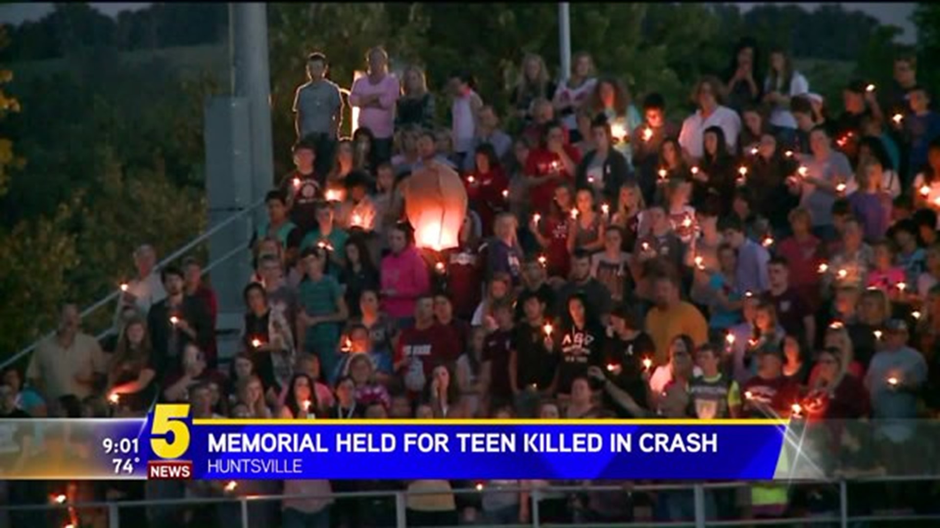 Candlelight Vigil For Huntsville Teen