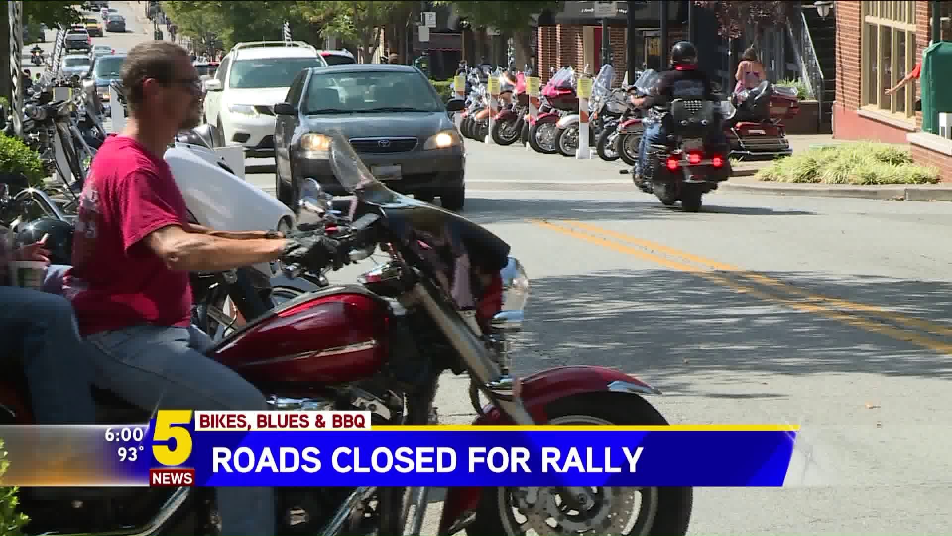 Roads Closed For Rally