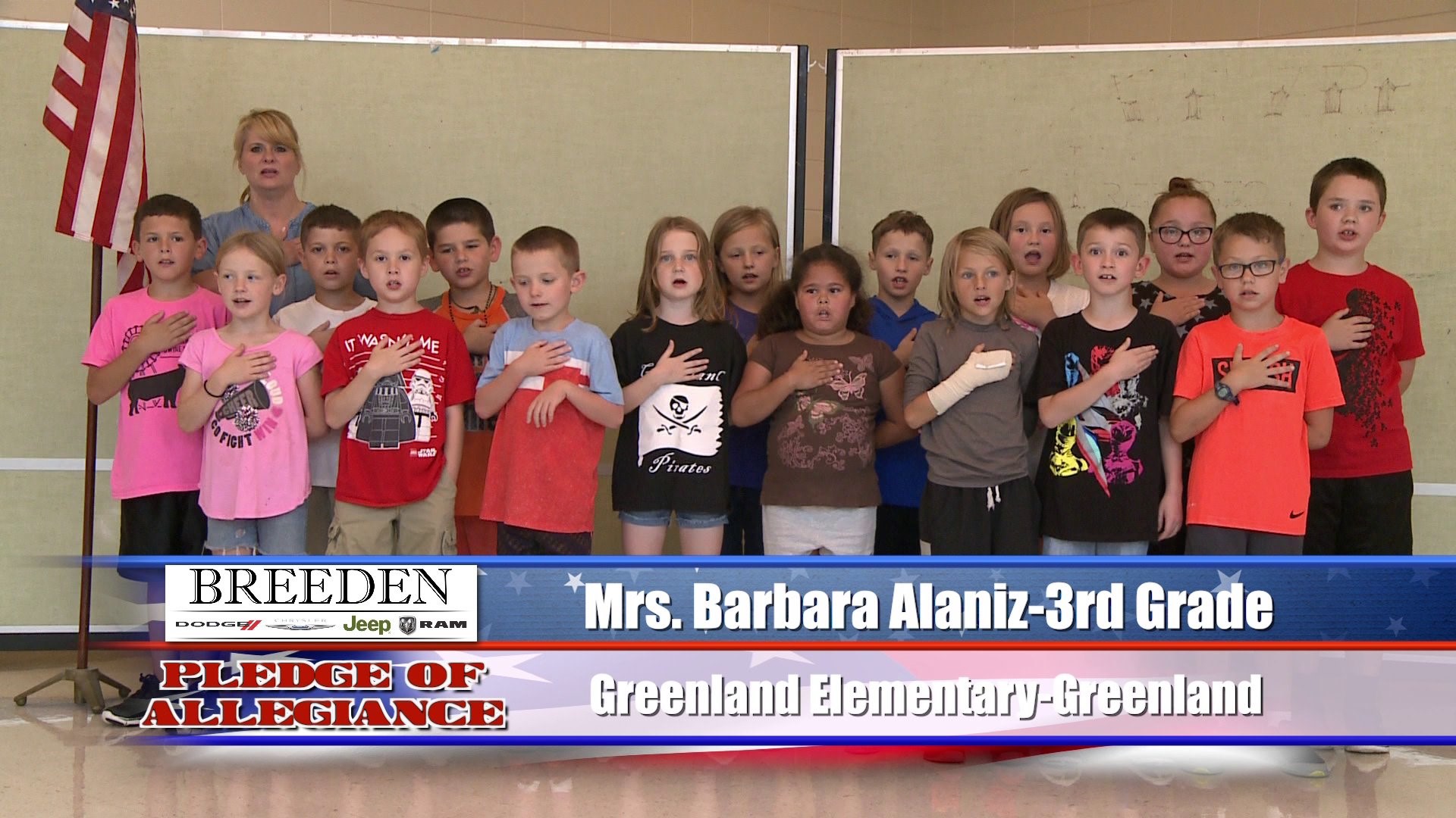 Mrs. Barbara Alaniz  3rd Grade  Greenland Elementary  Greenland