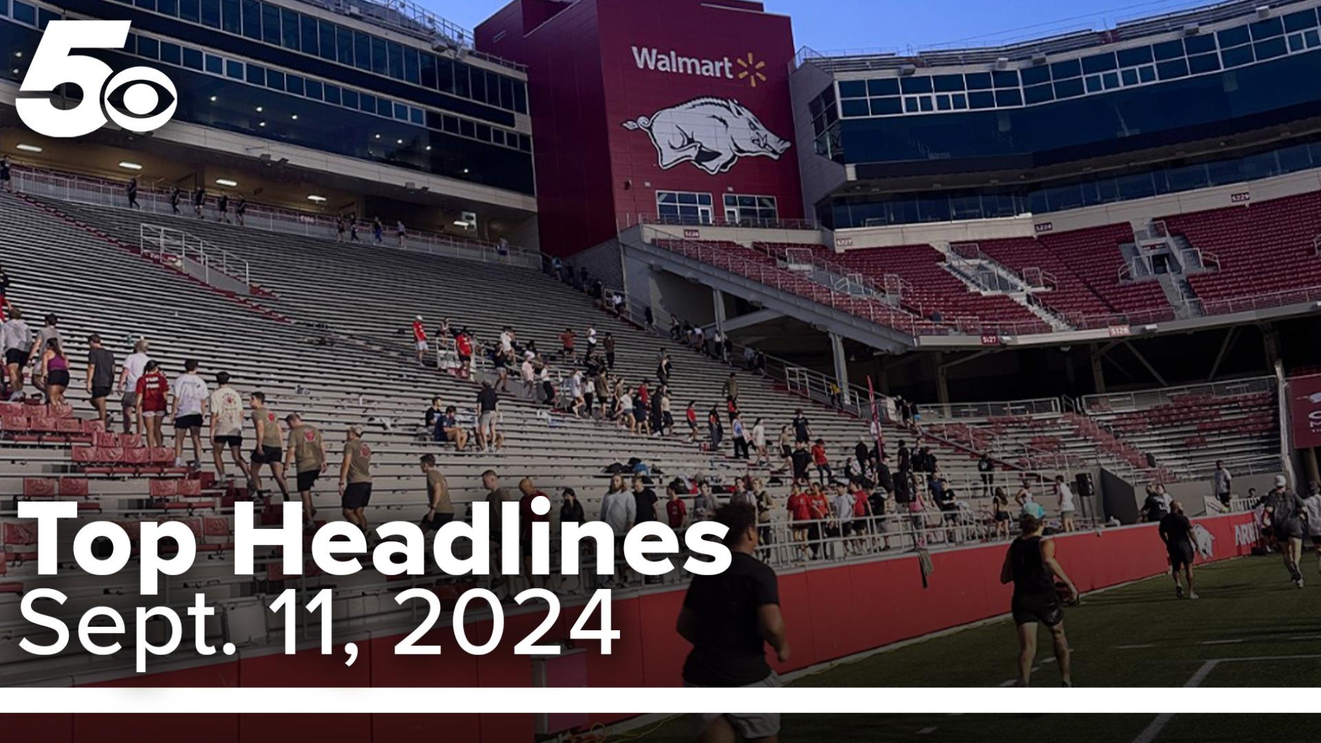 U of A hosted a stair climb event in remembrance of 9/11.