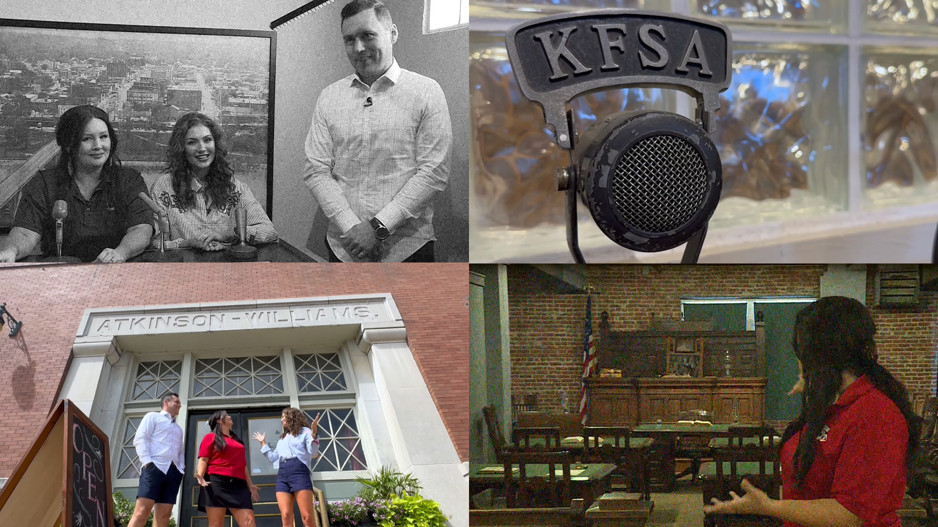 On this episode of Around the Corner, the 5NEWS morning crew embraced their past by reporting from the old KFSM news set at the Fort Smith Museum of History.