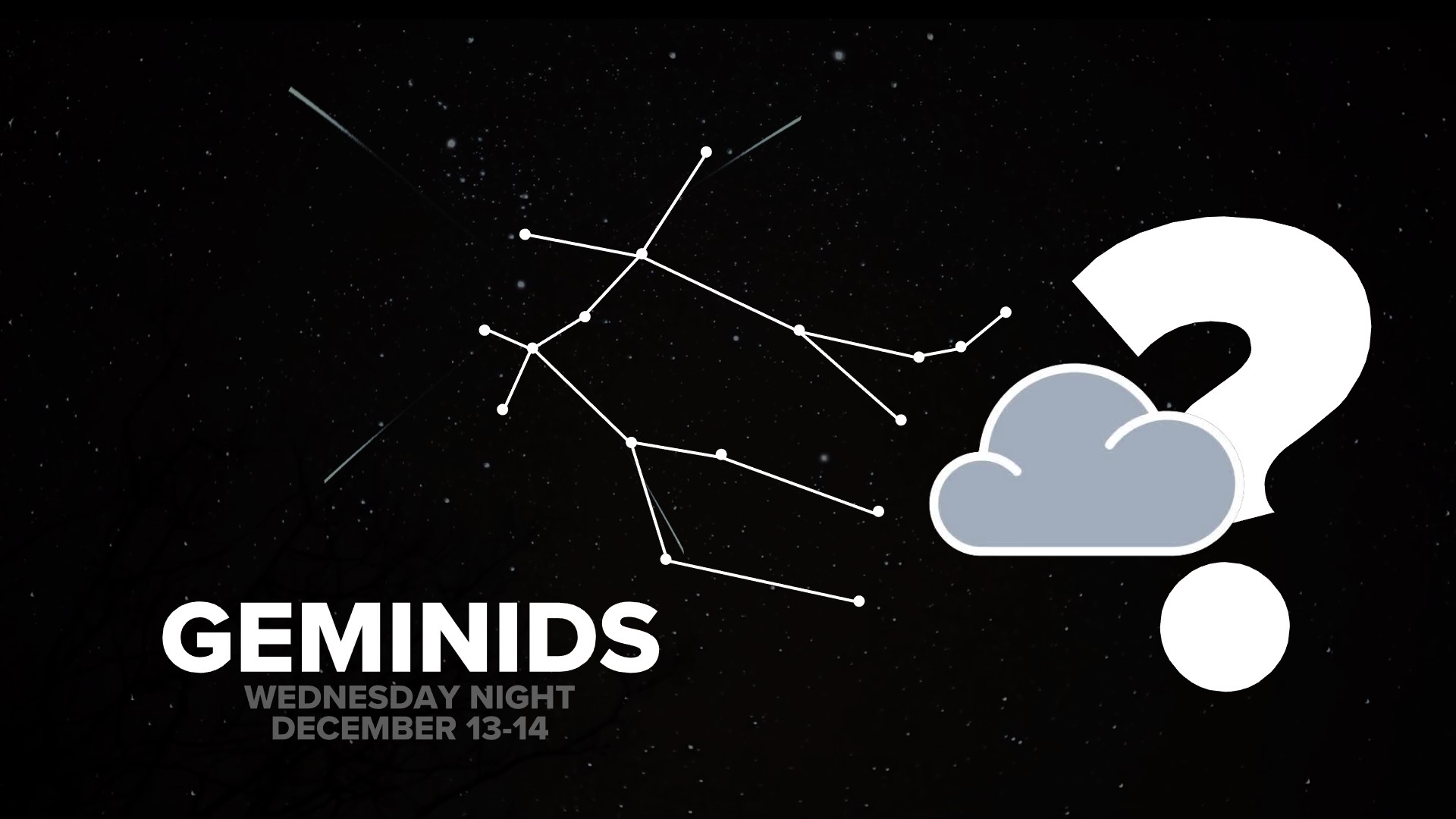 Where May Clouds Block The Geminid Meteor Shower 2023