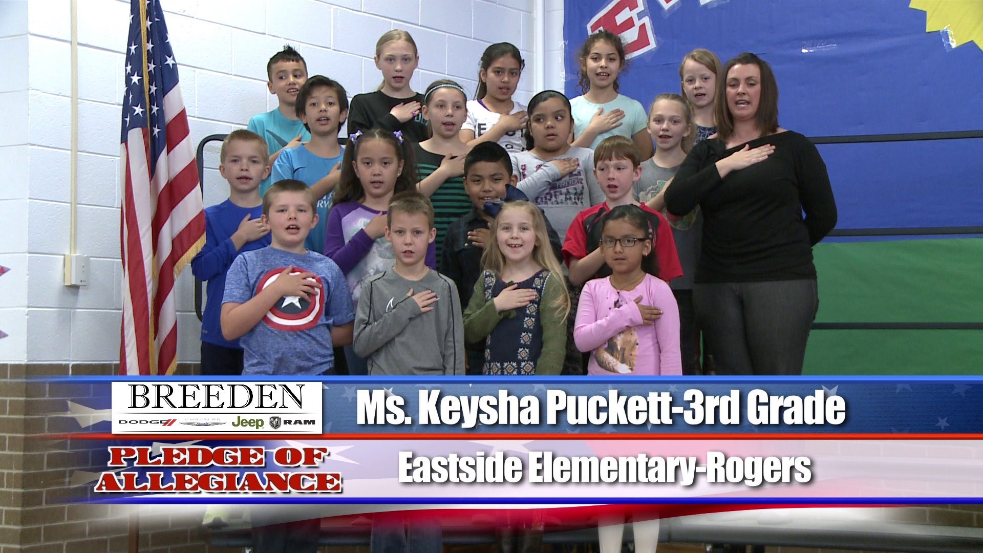 Mrs. Keysha Puckett  3rd Grade  Eastside Elementary  Rogers