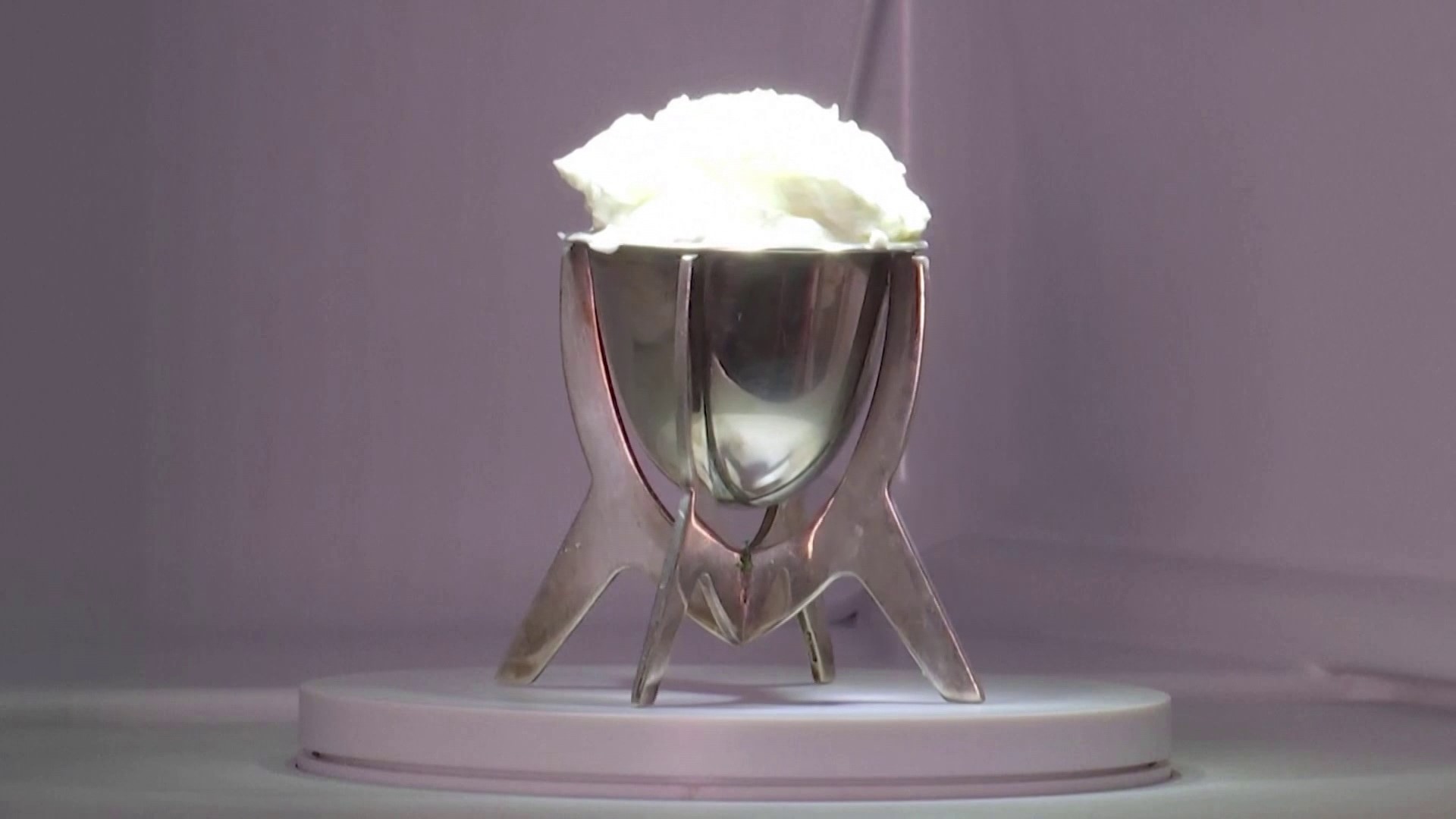 A designer based in London has created the world's first ice cream made from plastic.