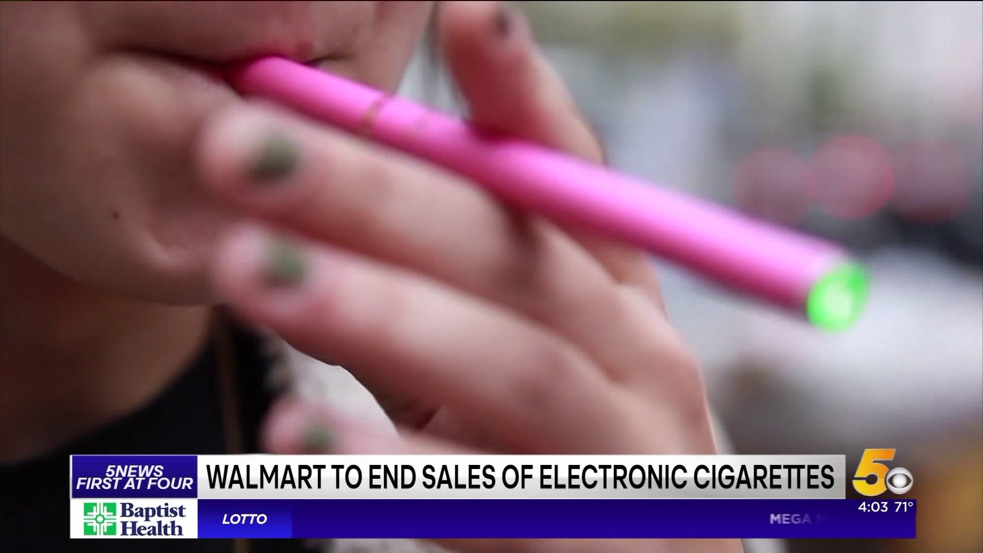 Walmart To Stop Selling Electronic Cigarettes At Its Stores