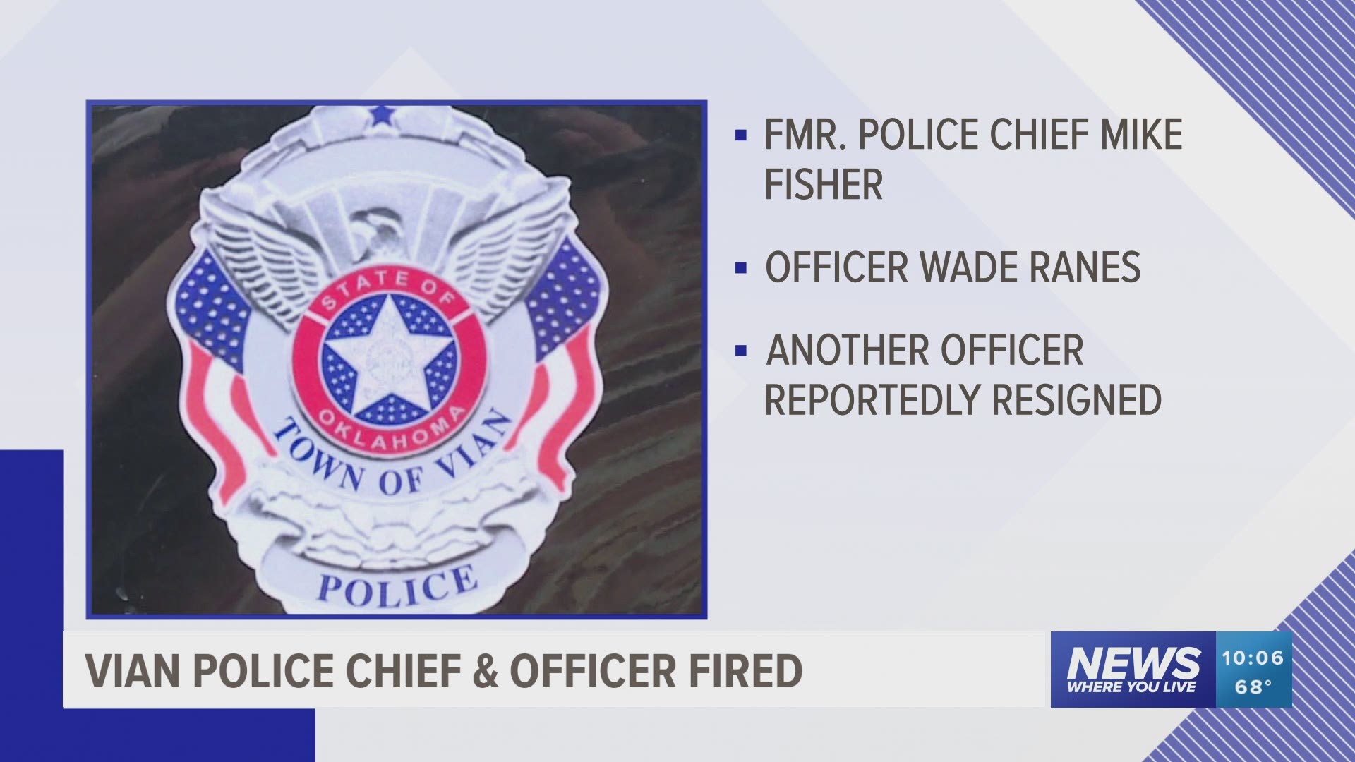 Vian Police Chief Fired Following City Council Meeting